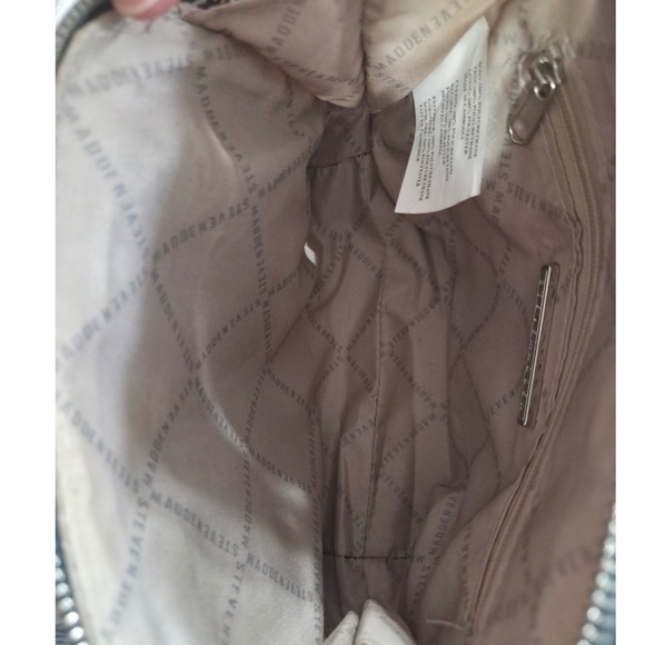 Steve Madden Dome Satchel Crossbody Handbag Teal Blue Mini Purse Bag - Picture 6 of 6